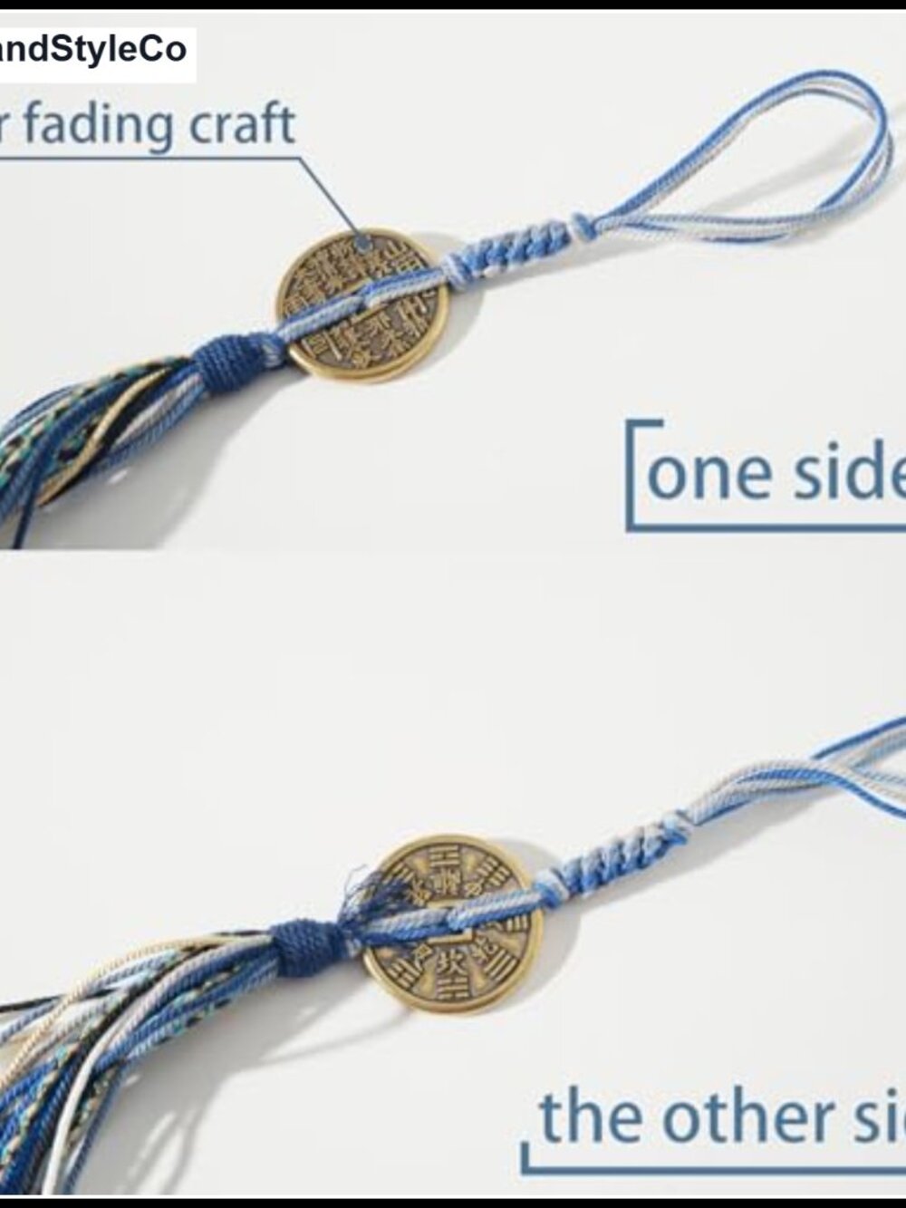 Long Tassel Bag Charm Traditional Lucky Backpack Charm - Picture 3 of 6
